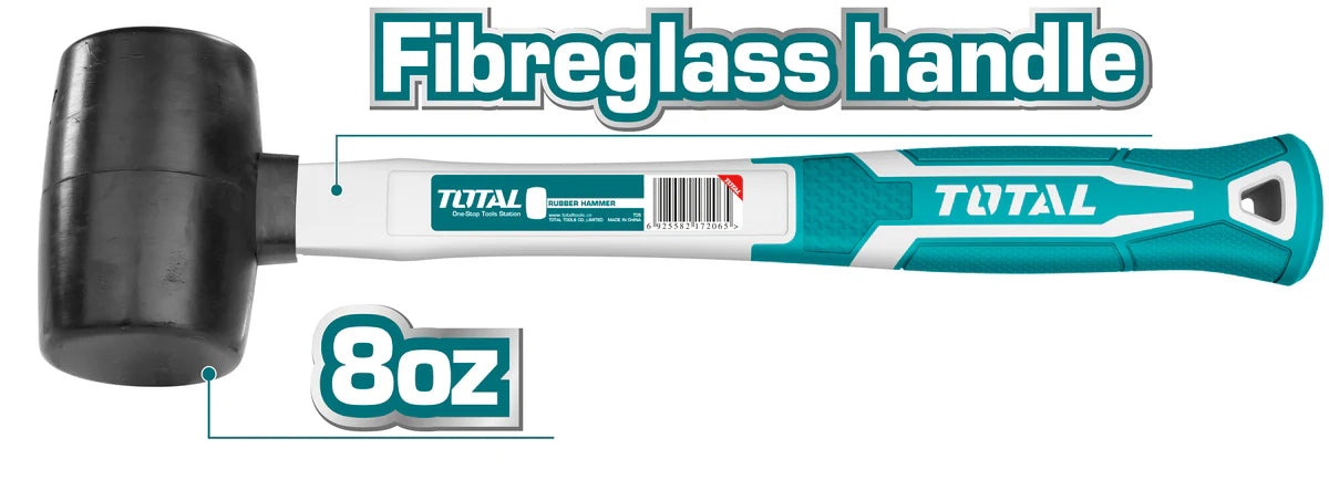 Total rubber hammer available at Marvisons